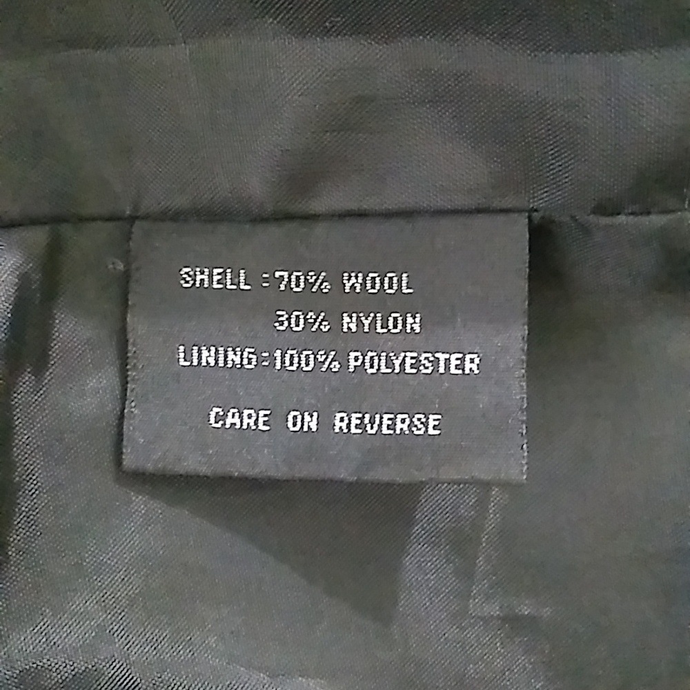 PIERRE CARDIN COAT BLACK MEDIUM - Picture 7 of 15